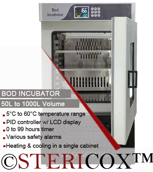 50 Litres BOD Incubator 50 Litres BOD Incubator