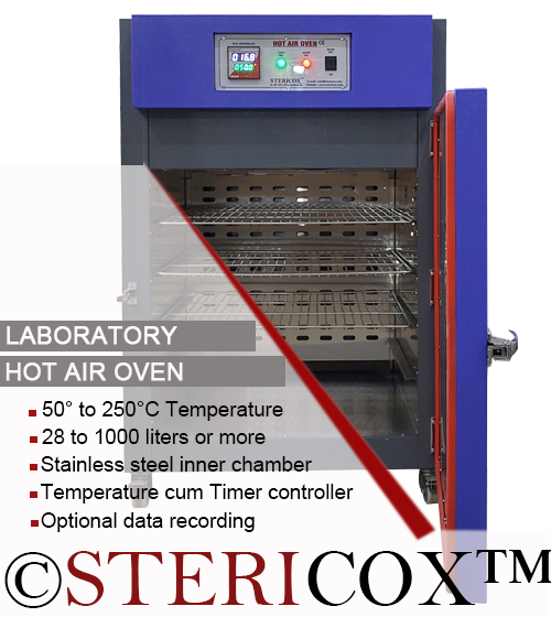Dry Heat Air Sterilizer with Cabinet Medical Machine With Timer Control 