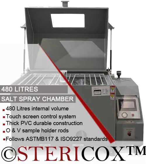 Salt Spray Test Chamber 480 Litres Salt Spray Test Chamber 480 Litres