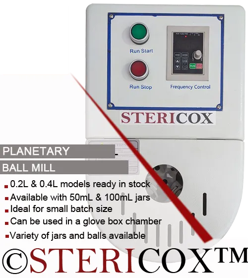 Small Planetary Ball Mill 0.2L and 0.4L Small Planetary Ball Mill 0.2L and 0.4L